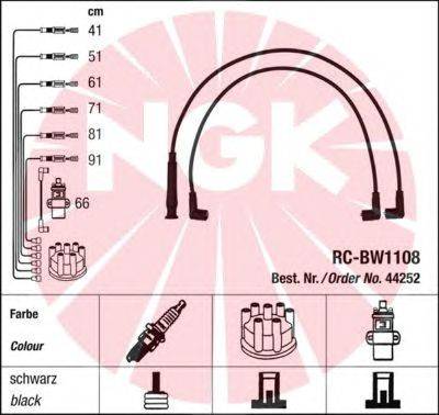 Комплект проводов зажигания NGK 44252