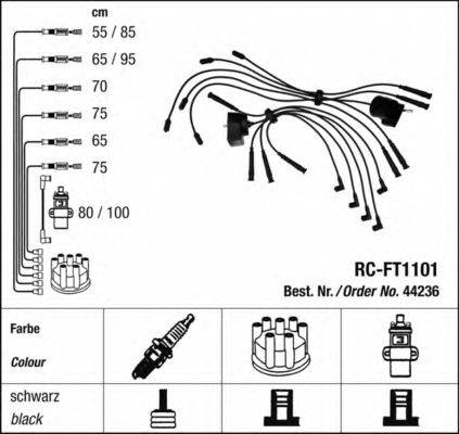 Комплект проводов зажигания NGK 44236