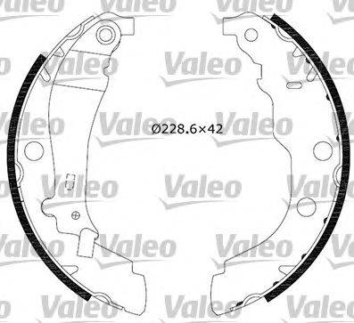 Комплект тормозных колодок VALEO 554636