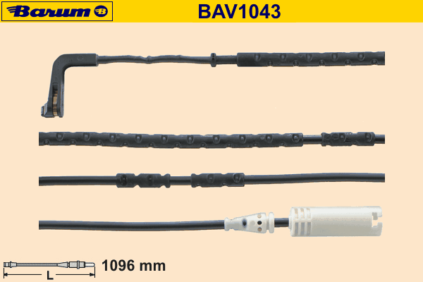 Сигнализатор, износ тормозных колодок BARUM BAV1043