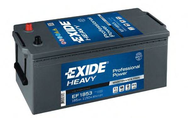 Стартерная аккумуляторная батарея; Стартерная аккумуляторная батарея EXIDE EF1853