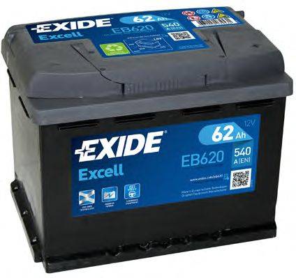 Стартерная аккумуляторная батарея; Стартерная аккумуляторная батарея EXIDE EB620