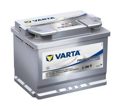Стартерная аккумуляторная батарея; Стартерная аккумуляторная батарея VARTA LA60