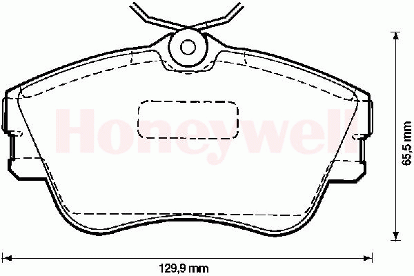 Комплект тормозных колодок, дисковый тормоз STOP 21478