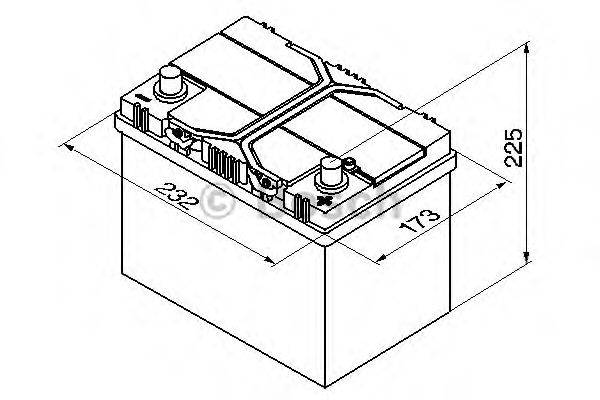 Стартерная аккумуляторная батарея; Стартерная аккумуляторная батарея BOSCH 0092S40240