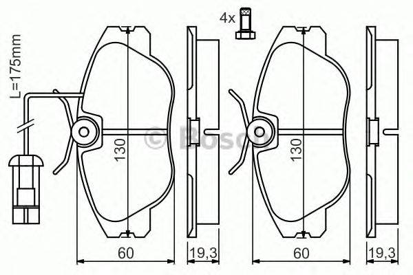 Комплект тормозных колодок, дисковый тормоз HP (ZEBRA) 2829