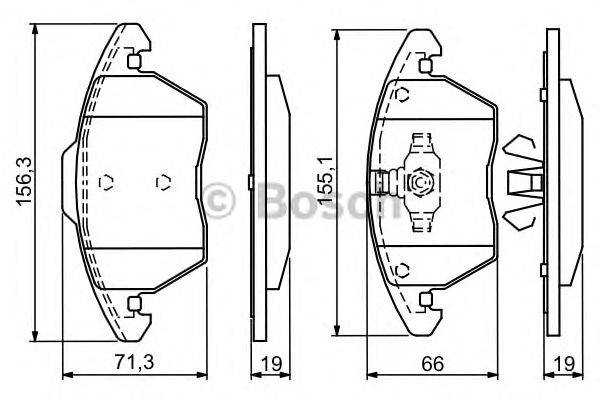 Комплект тормозных колодок, дисковый тормоз LUCAS ELECTRICAL GDB1605