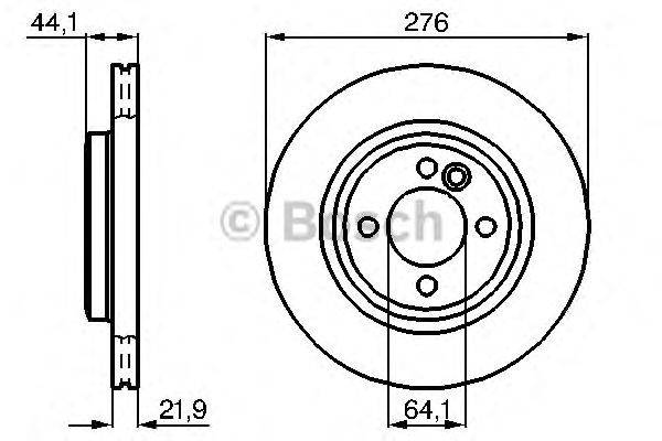 Тормозной диск sbs 204016
