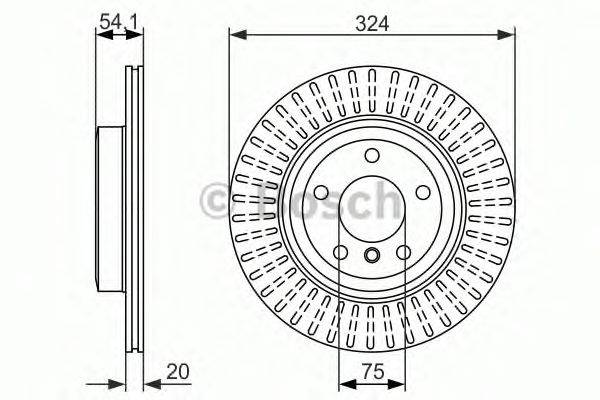 Тормозной диск BOSCH 0 986 479 731