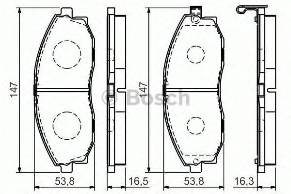 Комплект тормозных колодок, дисковый тормоз SPIDAN 32334