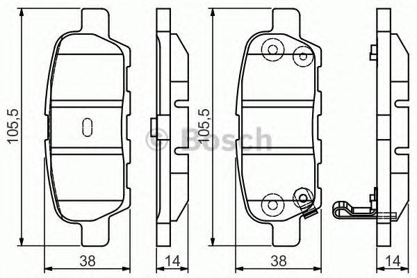 Комплект тормозных колодок, дисковый тормоз SPIDAN 32443