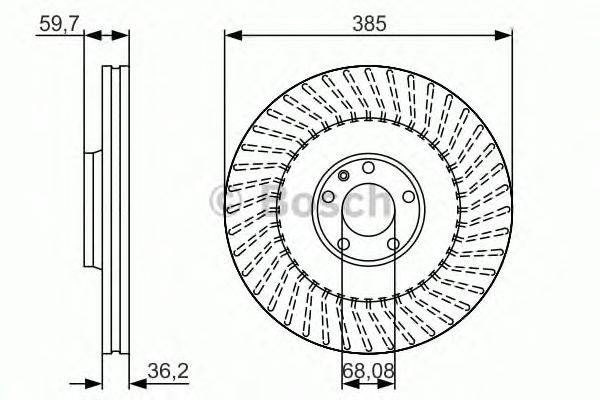 Тормозной диск BOSCH 0 986 479 A31