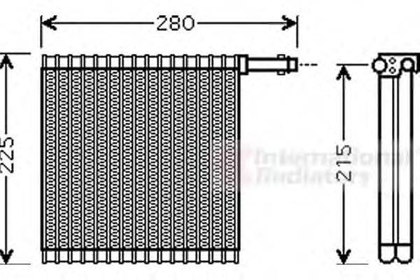 Испаритель, кондиционер VAN WEZEL 0200V196