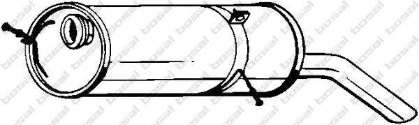 Глушитель выхлопных газов конечный BOSAL 190511