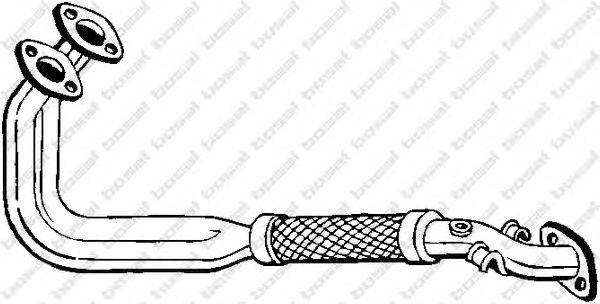 Труба выхлопного газа BOSAL 786007