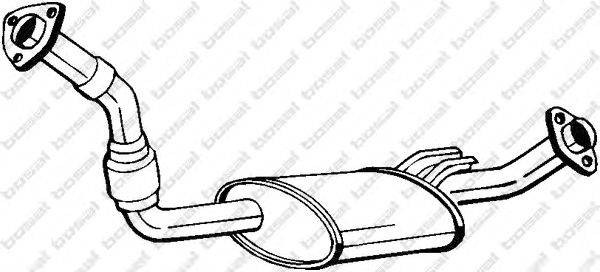 Предглушитель выхлопных газов BOSAL 281689