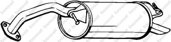 Глушитель выхлопных газов конечный BOSAL 228-041