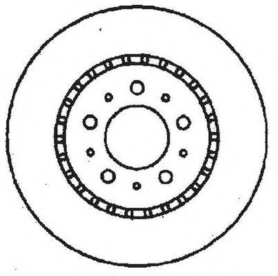 Тормозной диск JURID 561470J