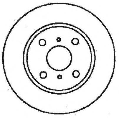 Тормозной диск JURID 561490J