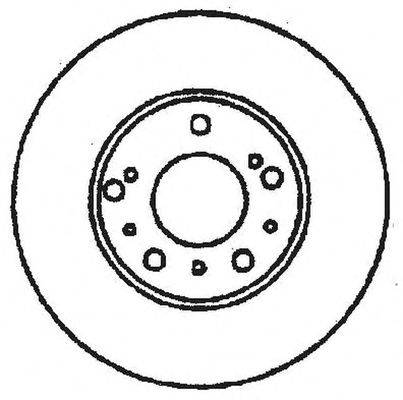 Тормозной диск JURID 561532J