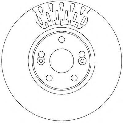 Тормозной диск JURID 562150JC