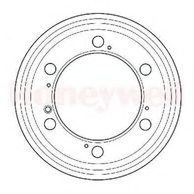 Тормозной барабан BENDIX 329134B