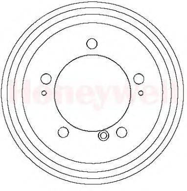 Тормозной барабан BENDIX 329244B