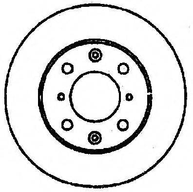 Тормозной диск BENDIX 561039B