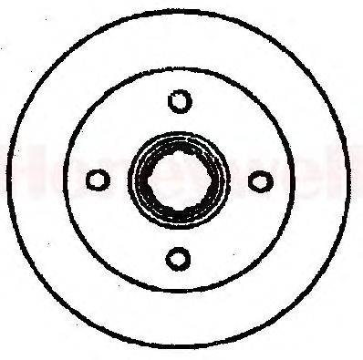 Тормозной диск BENDIX 561278B