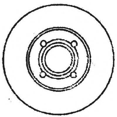 Тормозной диск BENDIX 561692B