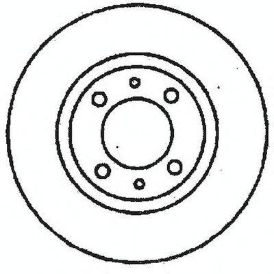 Тормозной диск BENDIX 561120B