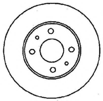 Тормозной диск BENDIX 561380BC
