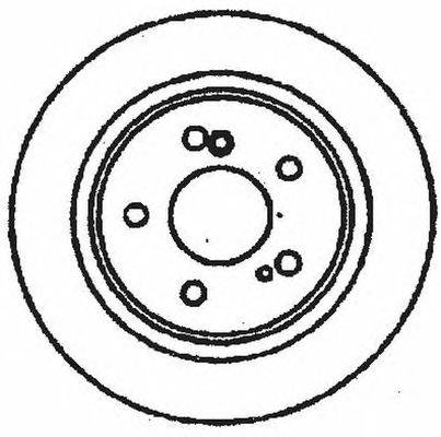 Тормозной диск BENDIX 561575B