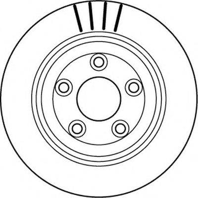 Тормозной диск BENDIX 562146BC