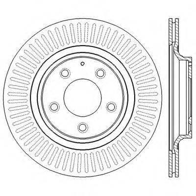 Тормозной диск BENDIX 562563BC