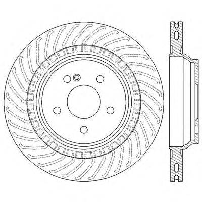 Тормозной диск BENDIX 562568BC