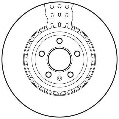 Тормозной диск BENDIX 562661BC