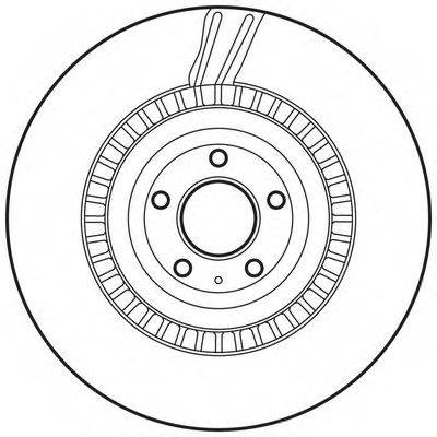 Тормозной диск BENDIX 562696BC