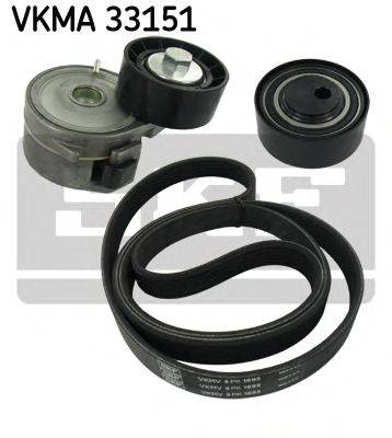 Поликлиновой ременный комплект SKF VKMA 33151