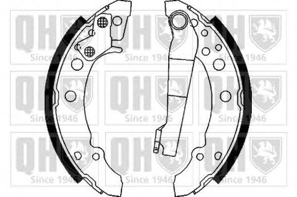 Комплект тормозных колодок QUINTON HAZELL BS629