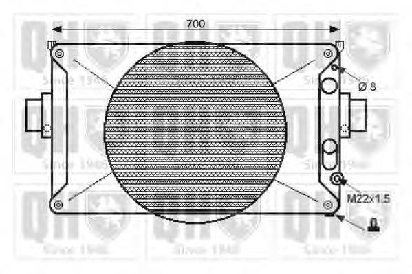 Радиатор, охлаждение двигателя QUINTON HAZELL QER2415