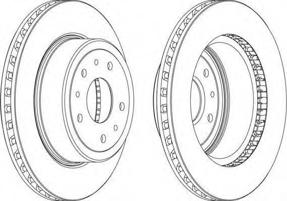 Тормозной диск FERODO DDF1020