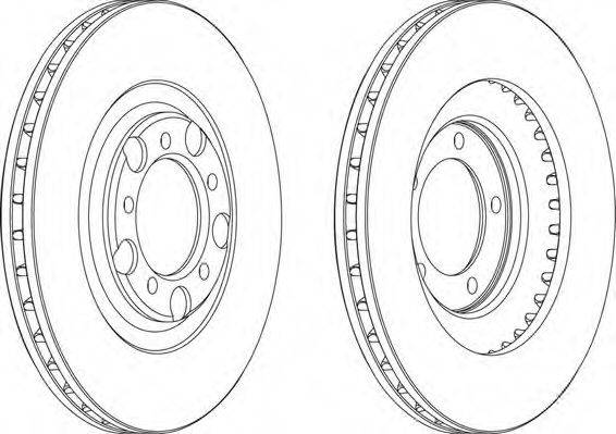 Тормозной диск FERODO DDF1071