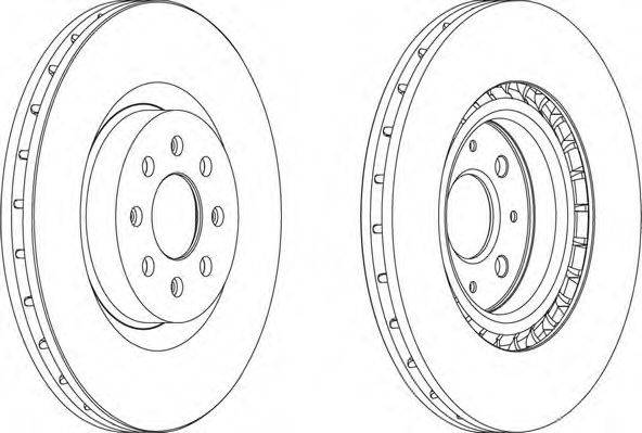 Тормозной диск FERODO DDF1773
