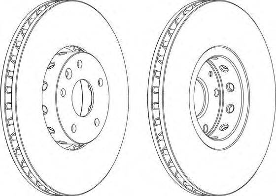 Тормозной диск FERODO DDF763