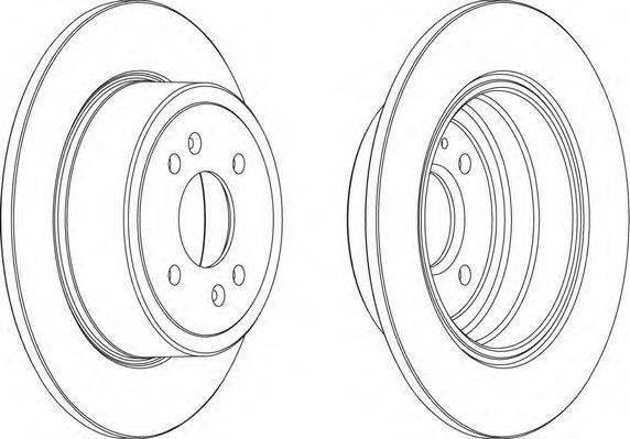 Тормозной диск FERODO DDF821