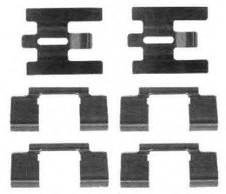 Комплектующие, колодки дискового тормоза FERODO FBA527