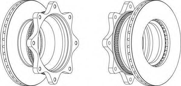 Тормозной диск Brake ENGINEERING 955795