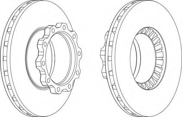 Тормозной диск FERODO FCR192A