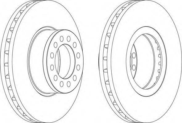 Тормозной диск FERODO FCR331A
